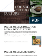 Impact of Social Media On Food Culture
