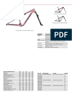 Specialized Epic World Cup Sell Sheet Frameset
