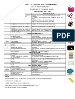 LISTA DE UTILES 3er A