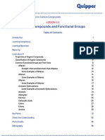 Science: Organic Compounds and Functional Groups