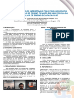 O Emprego de Jogos Interativos Pelo Pibid-Geografia Durante O Periodo de Ensino Remoto em Uma Escola Da Rede Publica de Ensino de Aracaju-Se