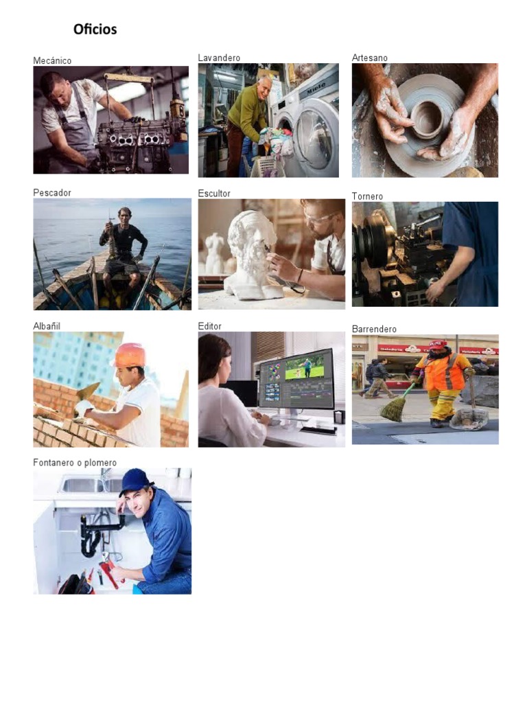 Oficios Y Profesiones Pdf