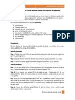 Actividad Experimental 1 Tipos de Reacciones Basadas en Su Capacidad de Regeneración