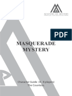 Masquerade Mystery: Character Guide (4 - 8 Players) The Countess