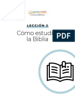 Cómo Estudiar La Biblia: Lección 2