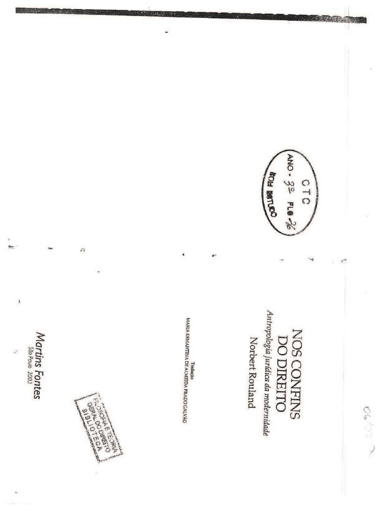 6b) ROULAND, Norbert. Nos Confins Do Direito. P. 185222 PDF