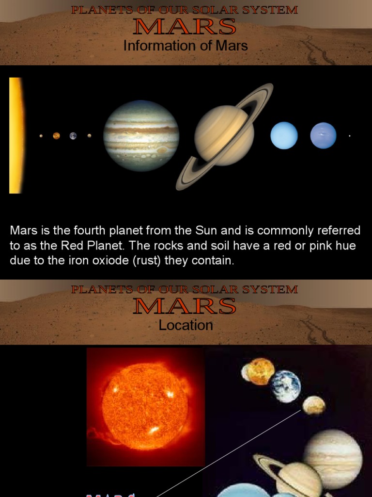 Mars: Facts, Features, and Exploration | PDF | Mars | Curiosity (Rover), image size:768x1024