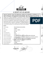 Certificado Brazo Articulado HA 12IP