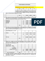 Excavation and Filling: Description Sr. No. Unit