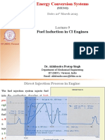 Fuel Induction in CI Engines: Lecture-9