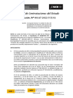 Tribunal de Contrataciones Del Estado Resolución #00147-2022-TCE-S1