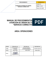 PR-OP-004 - Procedimiento Atencion OC - Servicio Correctivo - V.05