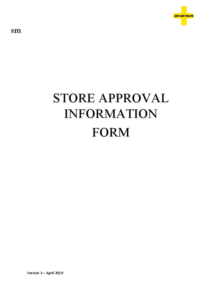 store-approval-information-form-gdpr-april-2019-download-free-pdf