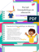 Rol Del Fonoaudiólogo en Educación: Decretos 67,170 y 83