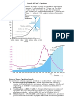 Growth of World Population