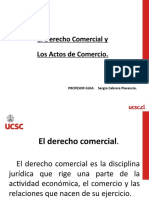 El Derecho Comercial y Los Actos de Comercio.: PROFESOR GUIA: Sergio Cabrera Placencia
