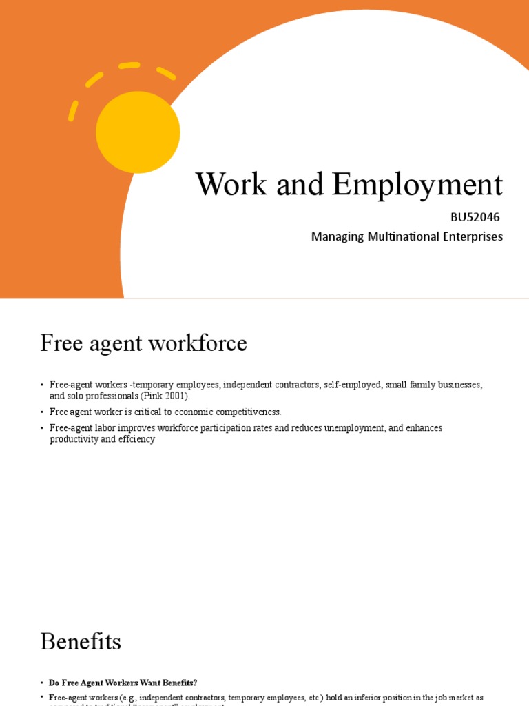 Work and Employment PDF Employment Temporary Work
