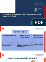 Sesión 03: Enfoque de La Educación Inicial. Concepto de Niño y Desarrollo Infantil