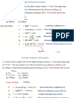 Example On Sediment Transport