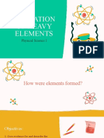 Formation of Heavy Elements