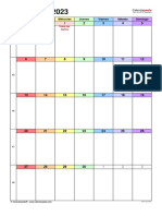 Calendario Noviembre 2023 Espana Vertical