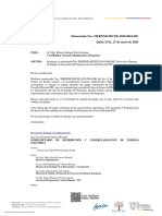 Memorando Nro. MERNNR-SDCEE-2020-0044-ME Quito, D.M., 27 de Enero de 2020