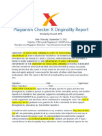 Plagiarism Checker X Originality Report: Similarity Found: 19%