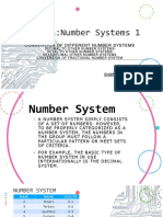Module 1:number Systems 1