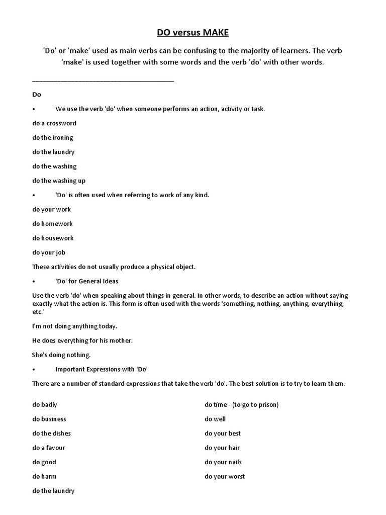 Do And Make Pdf
