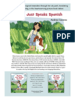 My Dog Just Speaks Spanish by Andrea Cáceres Press Release