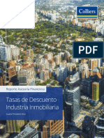 Reporte Asesoría Financiera | Tasas de Descuento Industria Inmobiliaria C4T4 2022