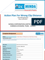 Action Plan For Wrong Clip Distance: Bajaj