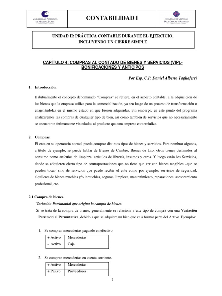 03_9- Compras y Ventas al Contado de Bs y Ss | PDF | Costo | Contabilidad