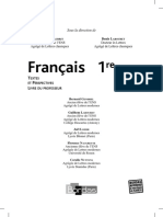 Livre Du Prof 1re/français