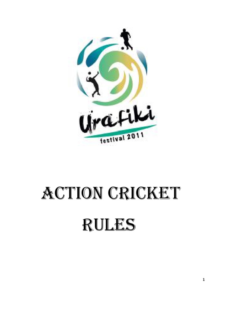 Cricket Rules PDF Bowling (Cricket) Cricket