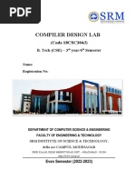 Compiler Lab