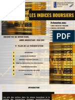 Les Indices Boursiers: Présenter Par