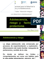 Adolescencia, Riesgo y Factores Protectores: El Centro Nacional para La Salud de La Infancia y La Adolescencia