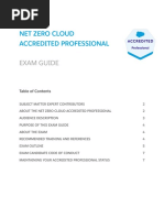 Net Zero Cloud Accredited Professional - Exam Guide