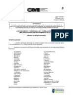 LEG 109-WP.6 - Informe Del Grupo de Trabajo (Secretaría)