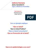 Guía Salud Pública: Conceptos Clave Epidemiología Prevención