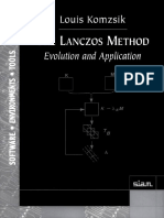 The Lanczos Method Evolution and Application (Louis Komzsik) (Z-Library)