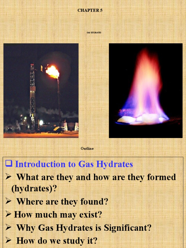 Understanding Gas Hydrates | PDF | Methane | Water