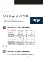 SEMANA 4 - U2-6 - Derivada de Funciones Hiperbólicas - TERMINADO