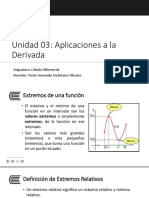 SEMANA 5 - U3-2 - Extremos de Una Función - TERMINADO