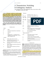 Optimal Transmission Switching With Contingency Analysis - Richard O'Neill - 2009