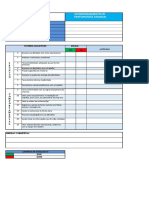 Acompanhamento de Performance Semanal: Fatores Avaliativos Escala