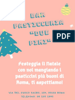 Bar Pasticce Ria "Due Pini": Festeggia Il Natale Con Noi Mangiando I Pasticcini Più Buoni Di Roma, Ti Aspettiamo!