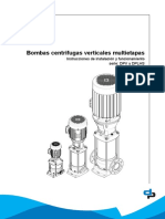 Instrucciones de instalación y funcionamiento de bombas centrífugas verticales multietapas DPV y DPLHS