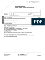 Cambridge International Advanced Subsidiary and Advanced Level